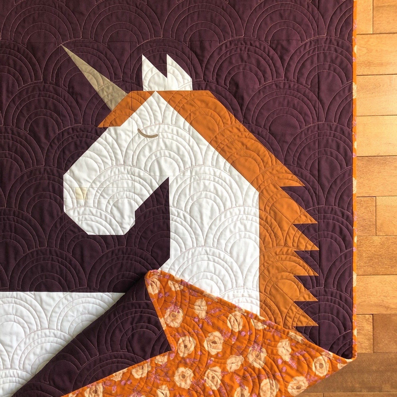 Unicorn Garden Quilt Pattern Stitch by Stitch