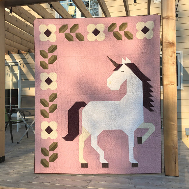 Unicorn Garden Quilt Pattern