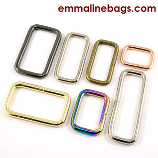 Emmaline Rectangular Rings: (4 Pack)