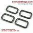 Rectangular Rings: (4 Pack)