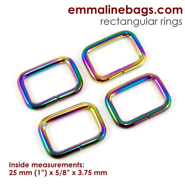 Rectangular Rings: (4 Pack)