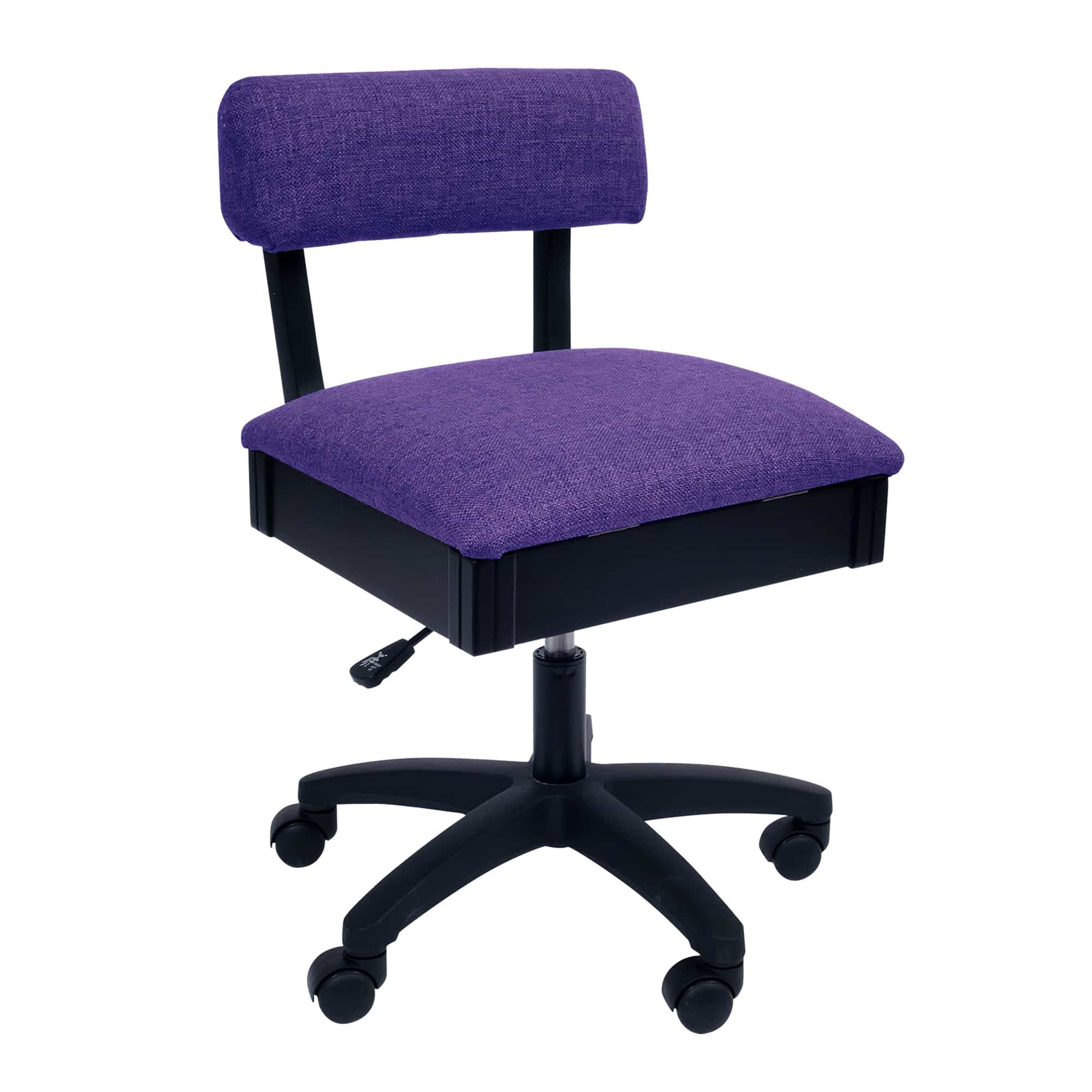 Janome Arrow Hydraulic Sewing Chair-  Purple H8160
