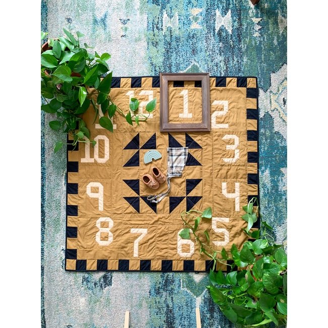 "Let's Grow" Milestone Quilt - Paper Pattern