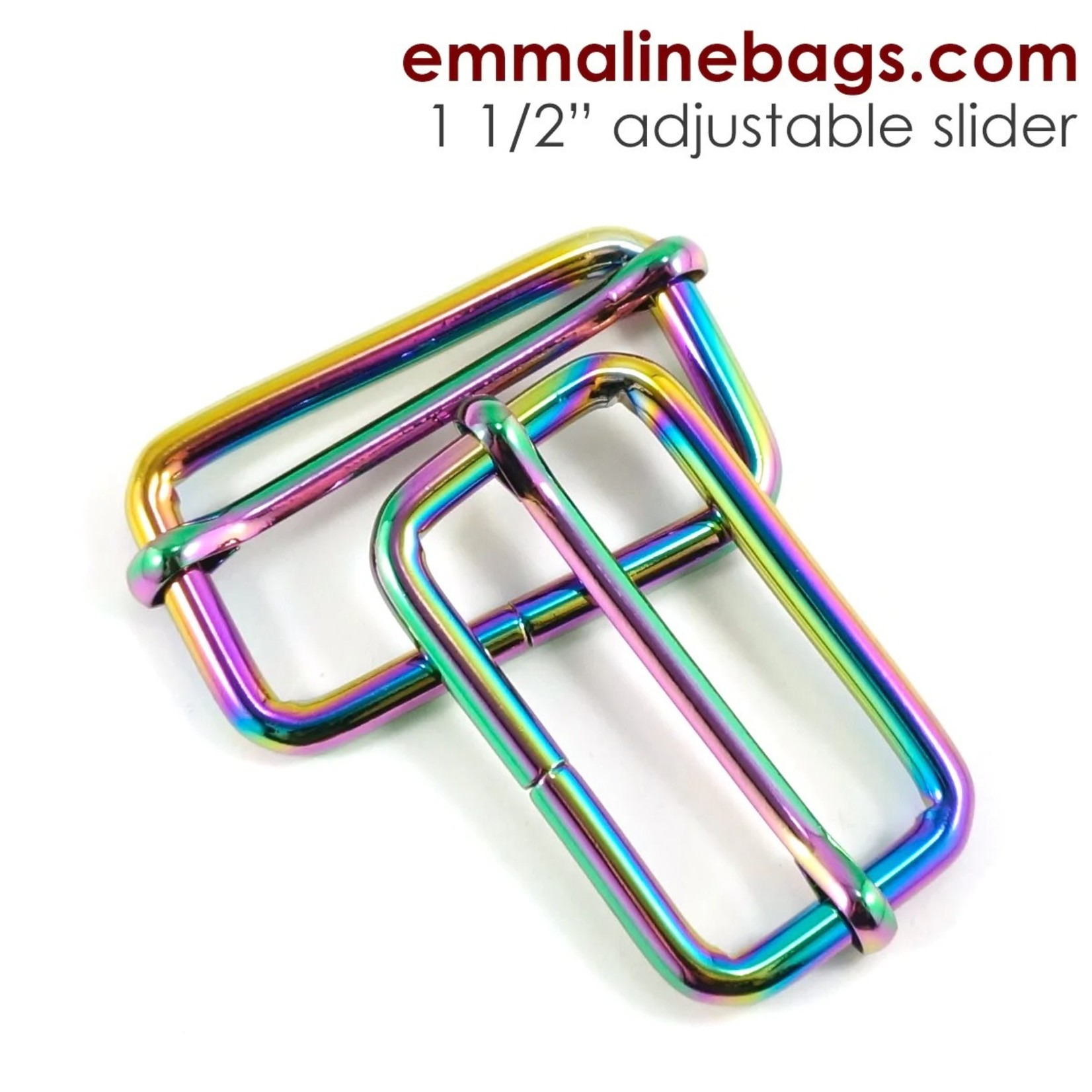 Emmaline Adjustable Slider (2 Pack) 1 1/2in (38 mm)