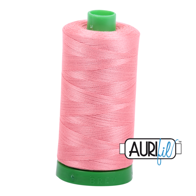 AURIFIL 40 WT Peachy Pink 2435