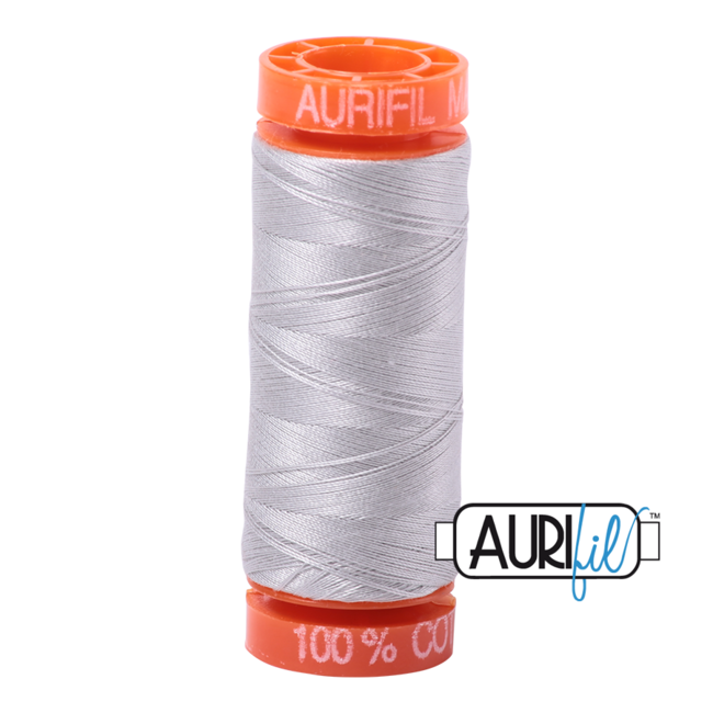 AURIFIL 50 WT Aluminium 2615 Small Spool