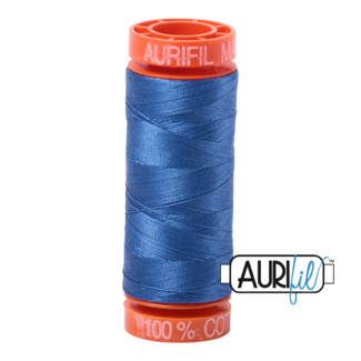 AURIFIL AURIFIL 50 WT Peacock Blue 6738 Small Spool