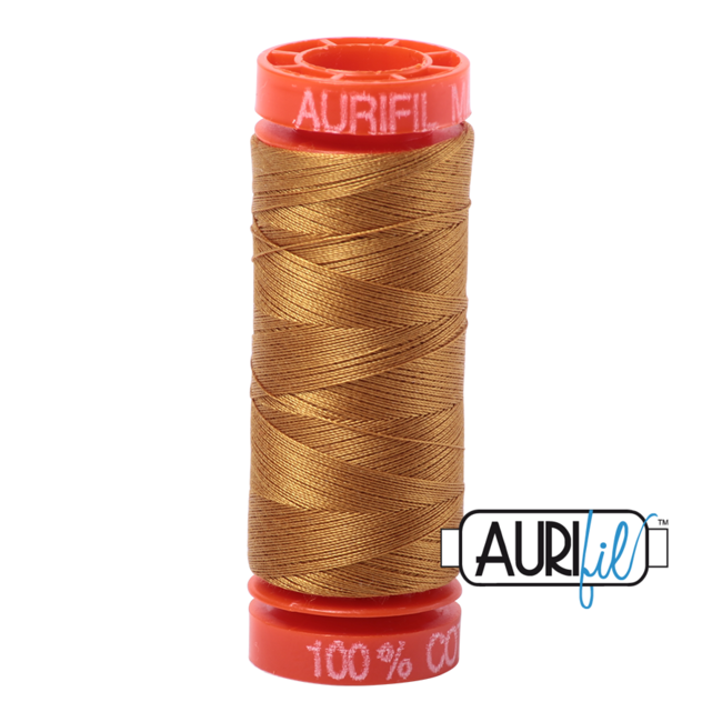 AURIFIL 50 WT Brass 2975 Small Spool