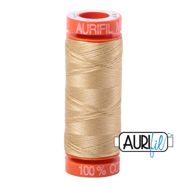 AURIFIL 50 WT Very Light Brass 2915 Small Spool