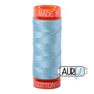 AURIFIL AURIFIL 50 WT Light Grey Turquoise 2805 Small Spool