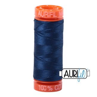 AURIFIL AURIFIL 50 WT Medium Delft Blue 2783 Small Spool