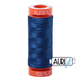 AURIFIL AURIFIL 50 WT Dark Delft Blue 2780 Small Spool
