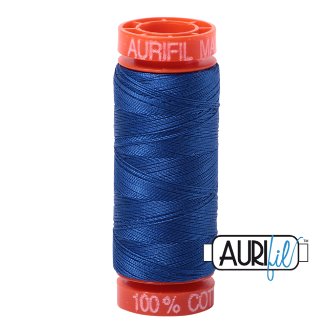 AURIFIL 50 WT Medium Blue 2735 Small Spool