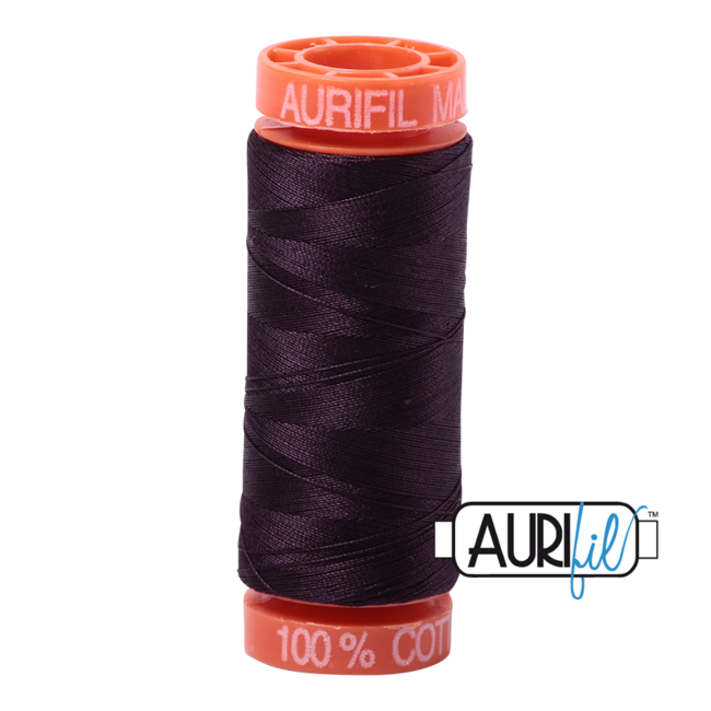 AURIFIL 50 WT Aubergine 2570 Small Spool