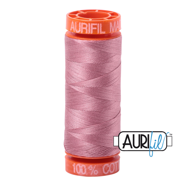 AURIFIL 50 WT Victorian Rose 2445 Small Spool