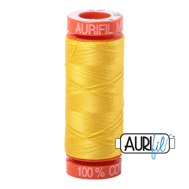 AURIFIL 50 WT Canary 2120 Small Spool