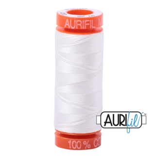 AURIFIL AURIFIL 50 WT Natural White 2021 Small Spool