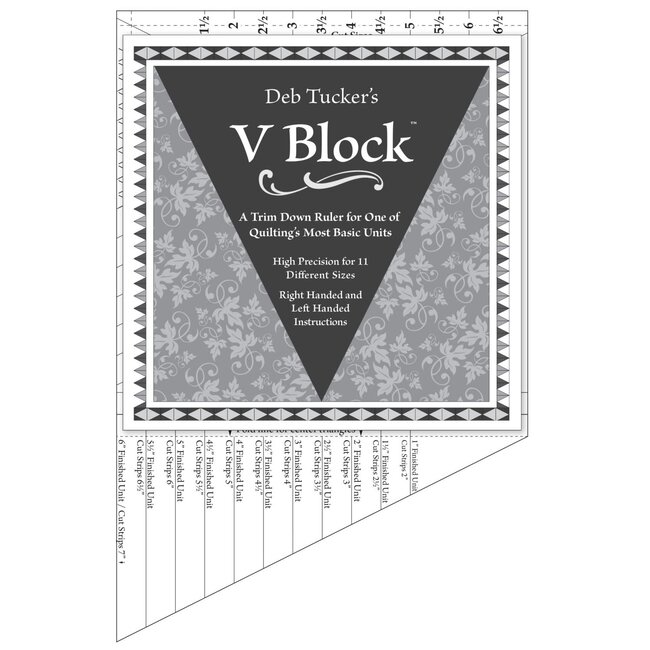 Deb Tucker's Studio 180 V Block Ruler