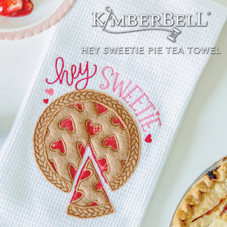 Kimberbell Designs Hey Sweetie Pie Tea Towel FILE ONLY