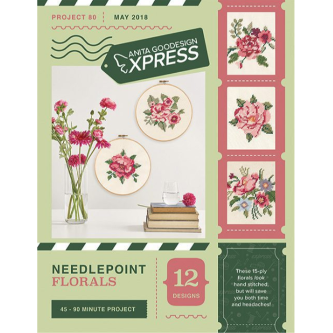 Anita Goodesign - Needlepoint Florals Embroidery