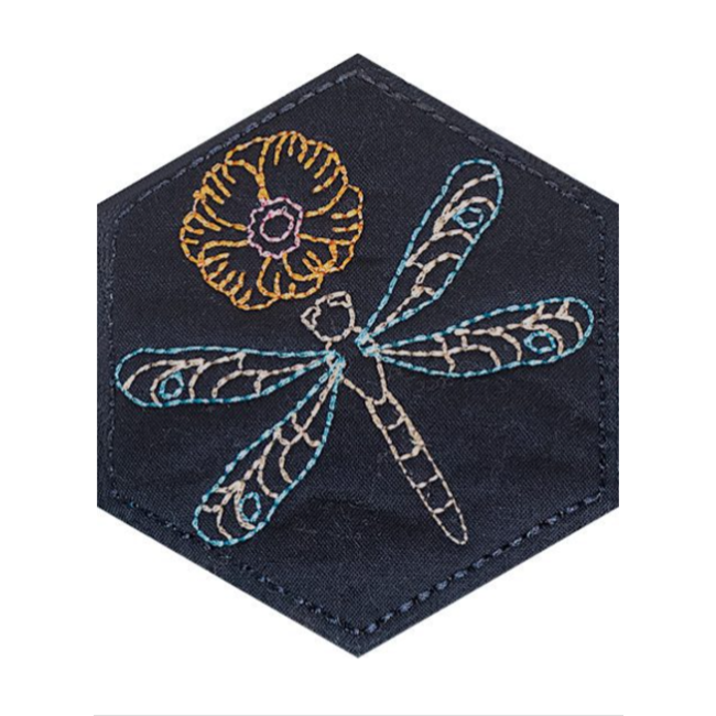 Anita Goodesign - Spring Hexagon Centrepiece Embroidery