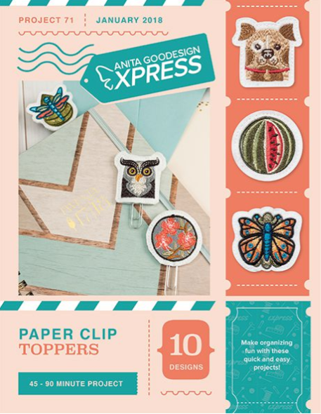 Anita Goodesign Anita Goodesign - Paper Clip Toppers Embroidery