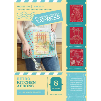 Anita Goodesign Anita Goodesign - Retro Kitchen Aprons Embroidery