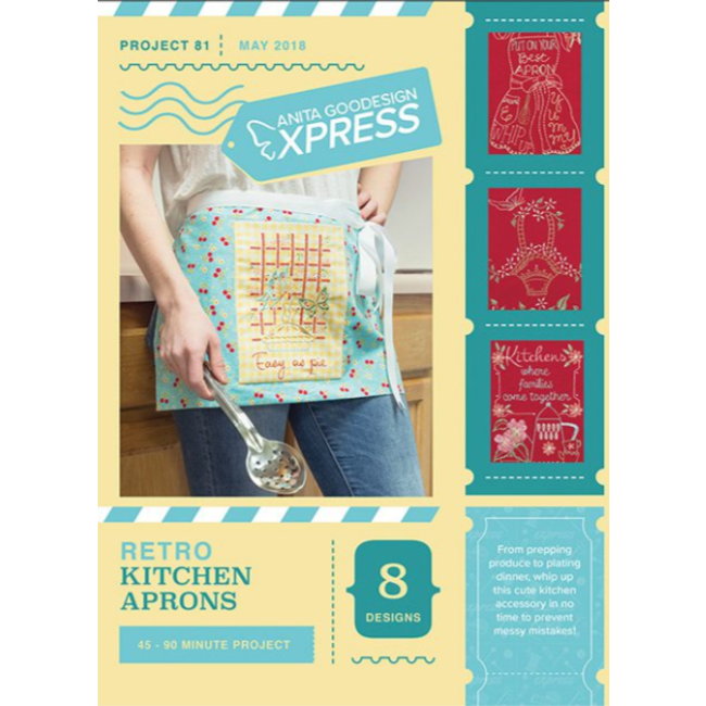 Anita Goodesign - Retro Kitchen Aprons Embroidery