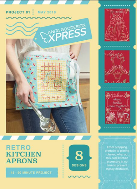 Anita Goodesign Anita Goodesign - Retro Kitchen Aprons Embroidery