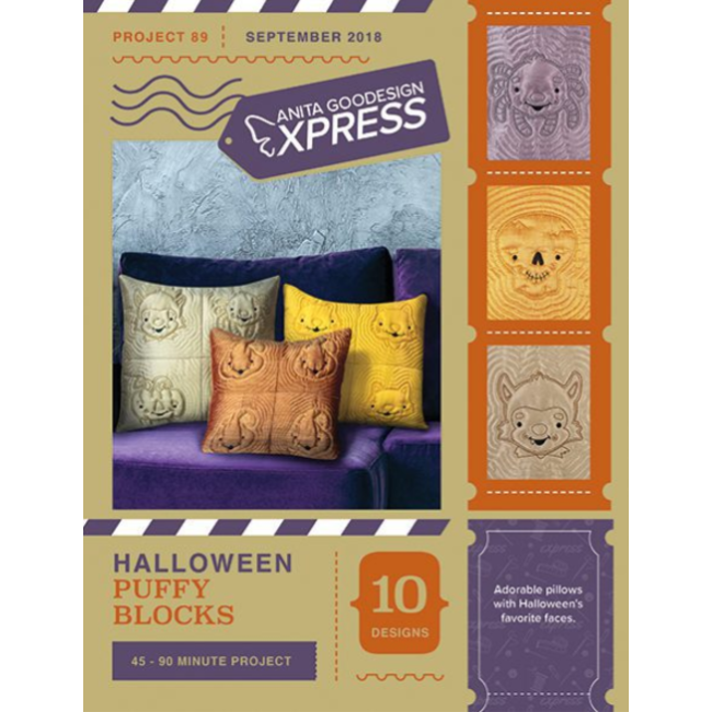 Anita Goodesign - Halloween Puffy Blocks Embroidery