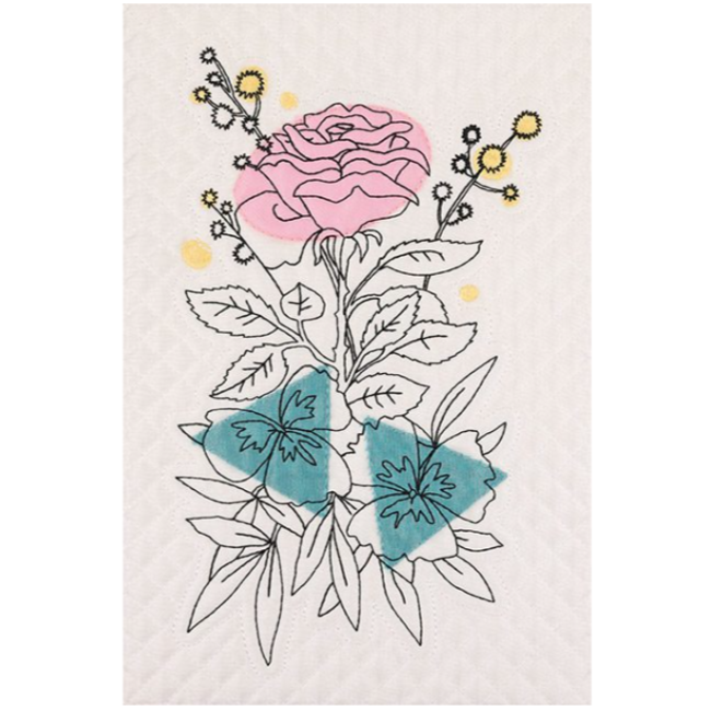 Organza Garden Mix and Match Quilting Collection Hoop sizes 6” x 10” to 9.5” x 14”