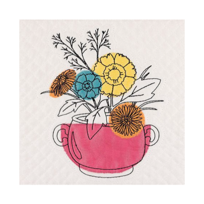 Organza Garden Mix and Match Quilting Collection Hoop sizes 6” x 10” to 9.5” x 14”