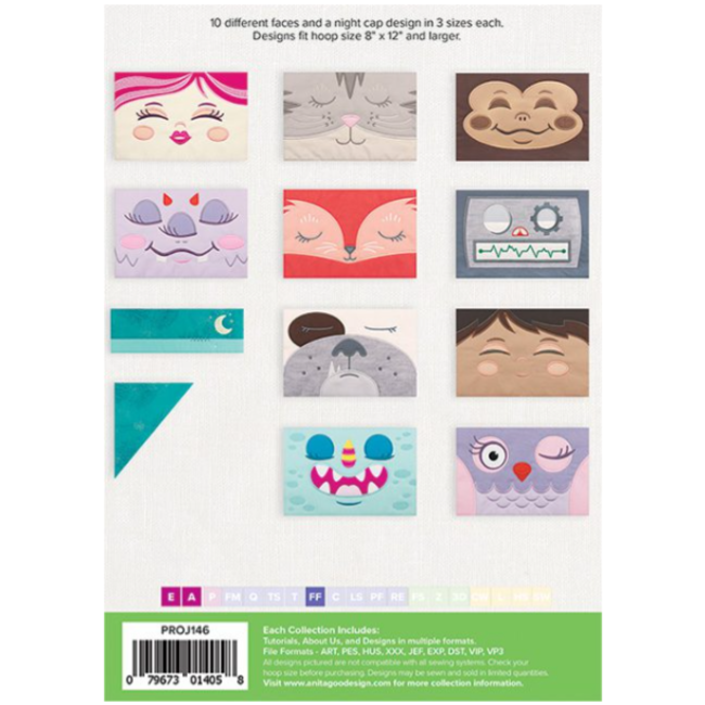 Sleepy Head Pillows Projects Collections Hoop Sizes