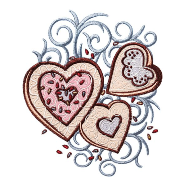 Sweet Tooth Mini Collection Hoop sizes  6” x 10” to 9.5” x 14”