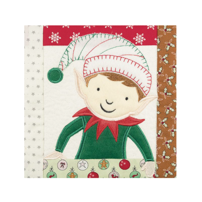 Christmas Peek-a-boo Mix & Match Quilting Collection Hoop sizes 5” x 7” to 9.5” x 14”