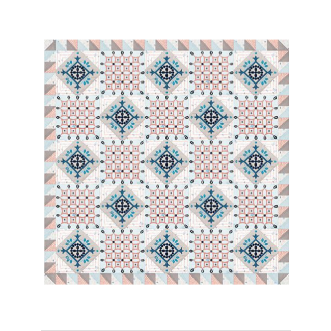 Geometric Fringe Quilt Mix & Match Quilting Collection Hoop sizes 6” x 10” to 9.5” x 14”