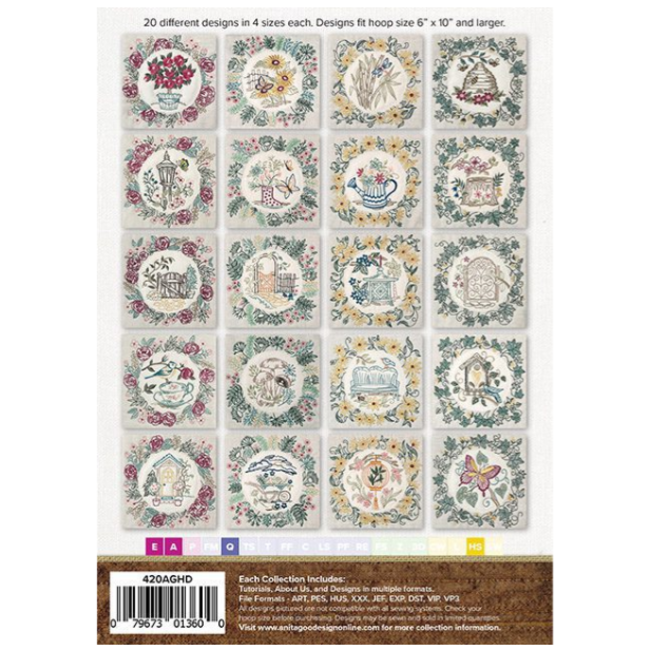 Hand Sown Quilt Mix & Match Quilting Collection Hoop sizes 6” x 10” to 9.5” x 14”
