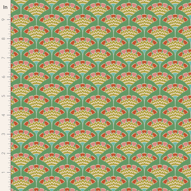 Tilda: Tasselflower in Green Tilda: Tasselflower in Green