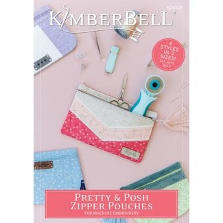 Kimberbell Designs Pretty & Posh Zipper Pouches - Software