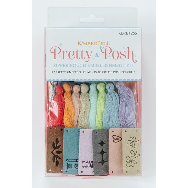 Pretty & Posh Zipper Pouches - Embellishment Kit