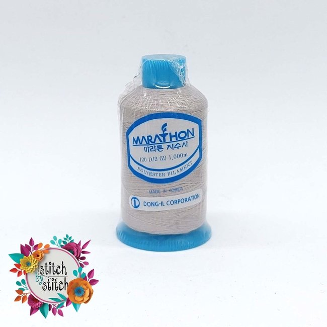 Colour 2142 Silver - 5000mtr POLY EMBROIDERY THREAD