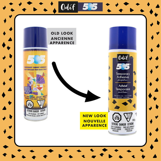 Odif 505 Spray - Temporary Fabric Adhesive 500ml