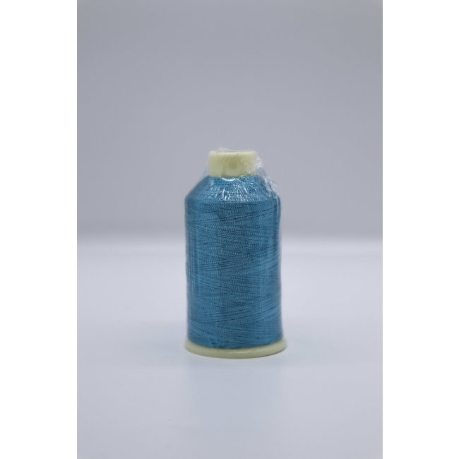 Colour 3304 Aqua - 1000mtr METALLIC POLY EMBROIDERY THREAD