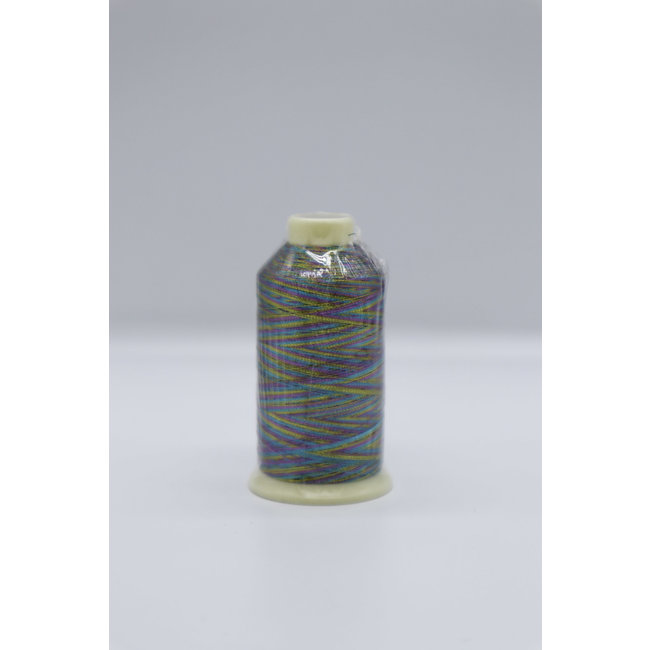 Colour 3404 Variegated  - 1000mtr METALLIC POLY EMBROIDERY THREAD
