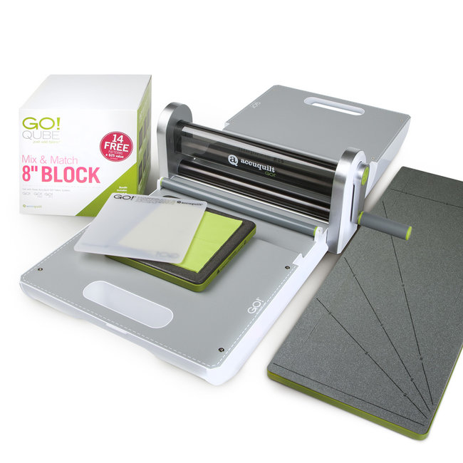 Ready. Set. GO! Ultimate Fabric Cutting System with 8" GO! Qube Block