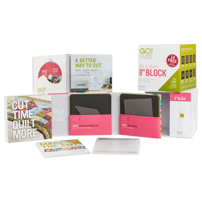 Ready. Set. GO! Ultimate Fabric Cutting System with 8" GO! Qube Block