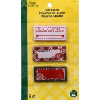 Dritz Sew In Embroidered Labels Quilted With Love 2