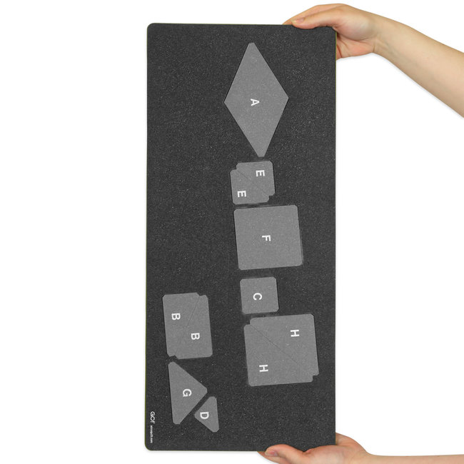 GO! Storm at Sea Die 9", 12" finished block