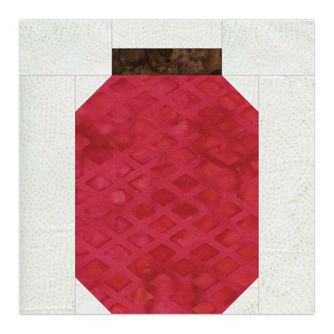 GO! Canning Jar Pieced-8" Finished