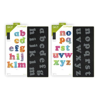 AccuQuilt GO! Carefree Alphabet Lowercase Set (2-Die Set)